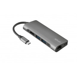 HUB  Dock Type-C - 1PT USB Type-A 3.1 + 2 PT USB Type-A 2.0 + 1PT RJ45 MICRO -SD