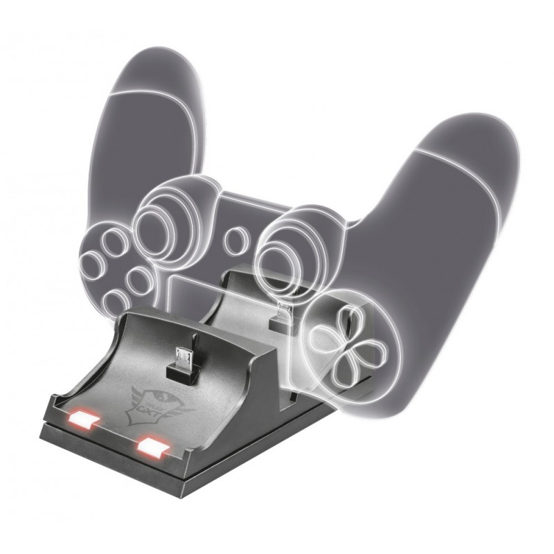 DOCK DUO RICARICA DUAL CONTROLLER PS4 STAZIONE DI CARICA TRUST GTX 235 21681